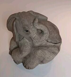 Stone Critters Elephant Trinket Box Mouse Peanut Resin Figurine